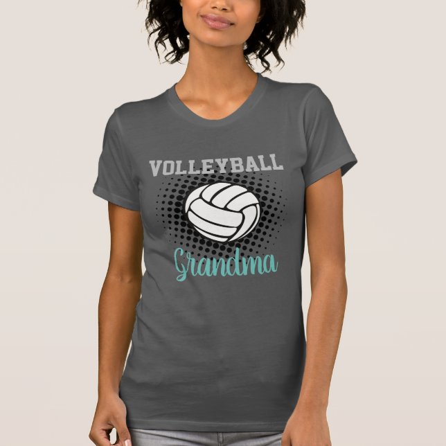 Abuela de voleibol, Nana Meemaw, madre camiseta (Anverso)