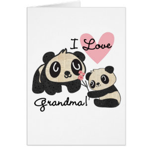 Abuela del amor de los osos de panda I
