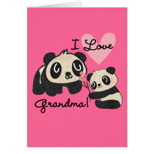 Abuela del amor de los osos de panda I