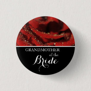 Abuela del botón Roses Rojos del Boda de la novia