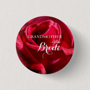 Abuela del botón Roses Rojos del Boda de la novia