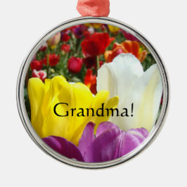 ¡Abuela! el tulipán de los ornamentos de los