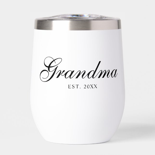Abuela Elegante Letra Establecida (Frente)