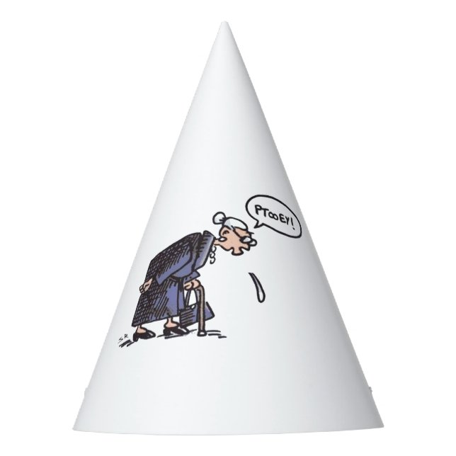 ¡Abuela escupiendo! gorras fiestas (Anverso)