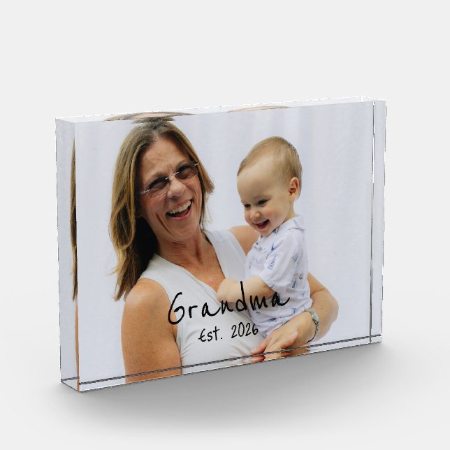 Abuela Est. escritura negra 3 foto (Izquierda)