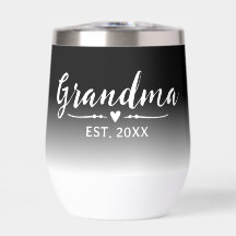 Abuela Estableció Gradiente Negro