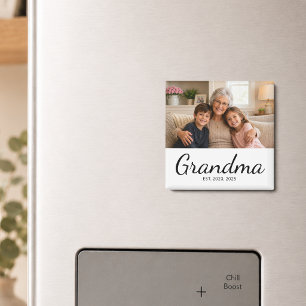Abuela Estableció Imán de Regalo de Foto