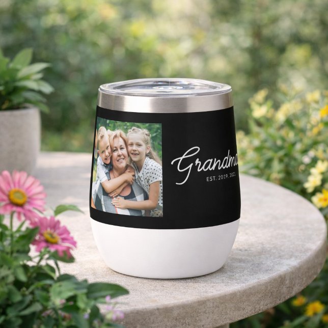 Abuela Estableció Letra Negra Foto (Subido por el creador)