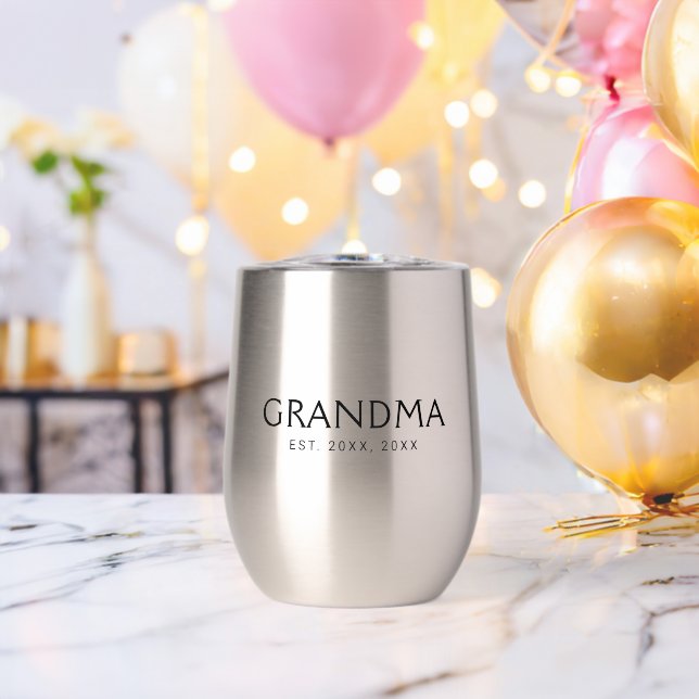Abuela Estableció Nuevo Regalo de Abuela (Despedida de soltero (girado))