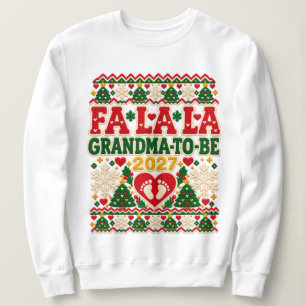 Abuela Festiva a ser 2027 Suéter Feo de Navidad