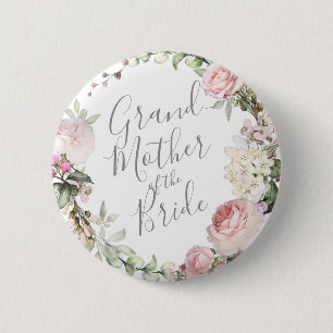Abuela floral de primavera del botón de novia