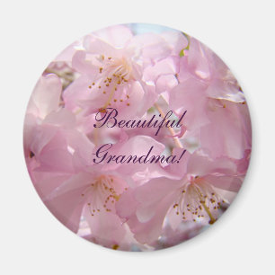 ¡Abuela Hermosa! regalos de imán Flores de árbol r