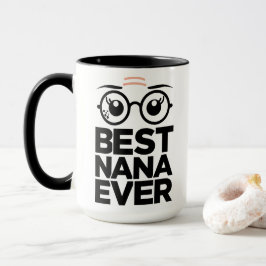 Abuela linda de las lentes - la mejor taza de Nana
