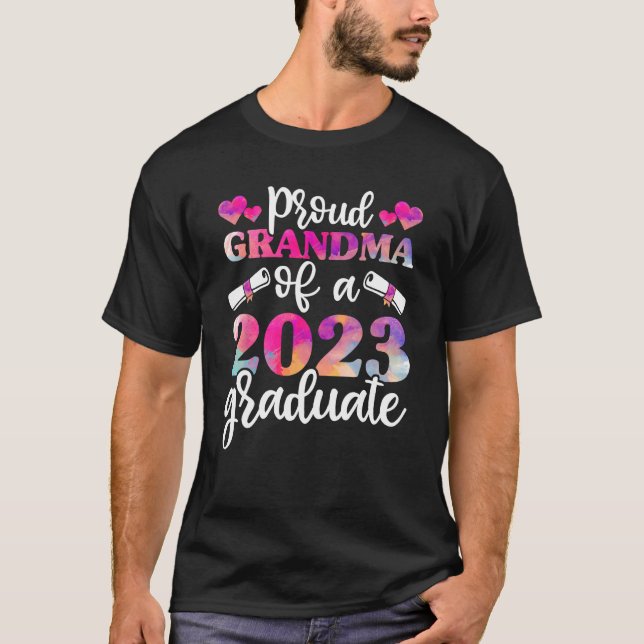 Abuela Orgullosa De Una Camisa Graduada De 2023, M (Anverso)