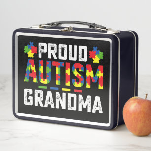 Abuela orgullosa del autismo concienciación famili