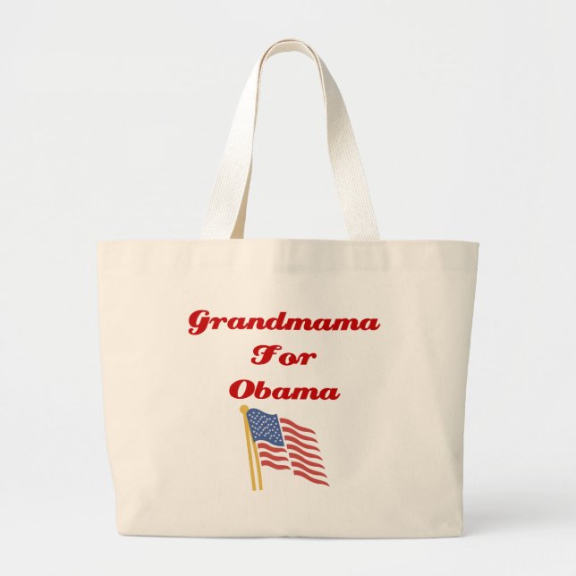 Abuela Para La Bolsa De La Tote De Obama (Frente)