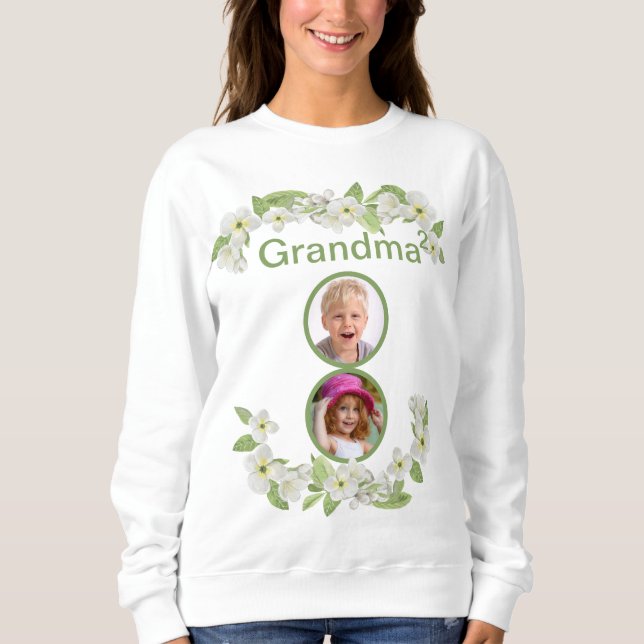 Abuela personalizable de 2 sudaderas (Anverso)