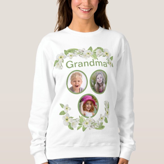 Abuela personalizable de 3 sudaderas (Anverso)