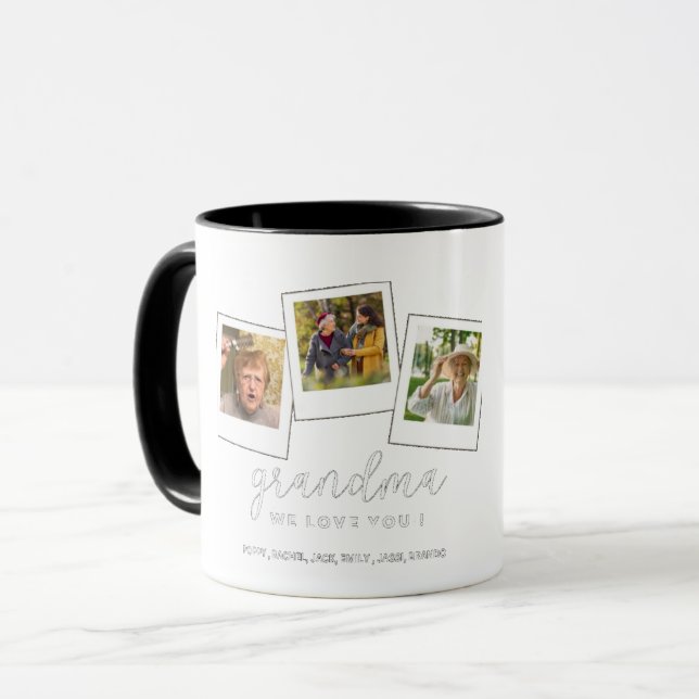 Abuela que te amo, taza - regalo de los nietos (Anverso izquierdo)