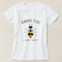 Abuela rústica a camiseta de abeja