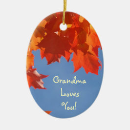 Abuela te ama! adornos Feliz Navidad