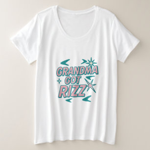 Abuela Tiene Rizz — Pop Atómico Verde Teal‑Rosa