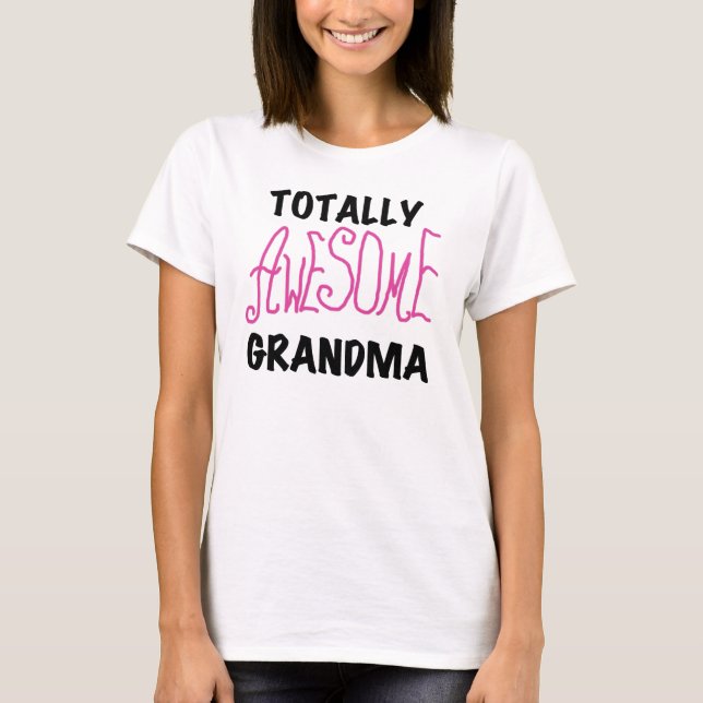 Abuela totalmente impresionante - camisetas y (Anverso)