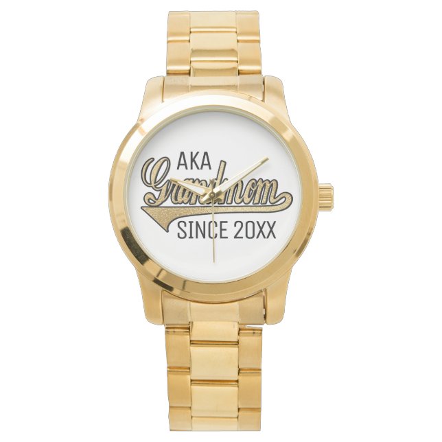 Abuela Unisex sobredimensionada reloj de pulsera d (Anverso)