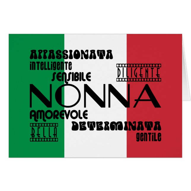 Abuelas italianas: Calidades (Anverso (Horizontal))