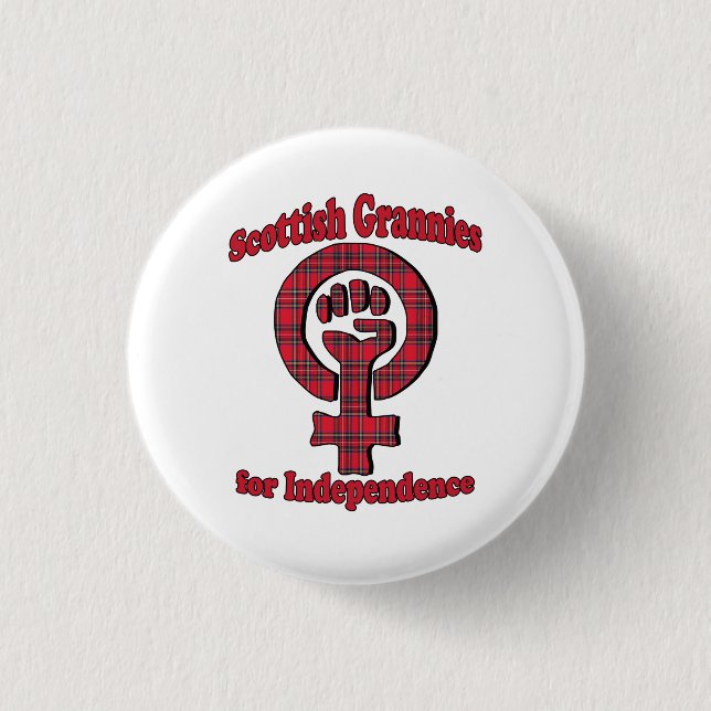 Abuelitas escocesas para la insignia del botón de (Anverso)