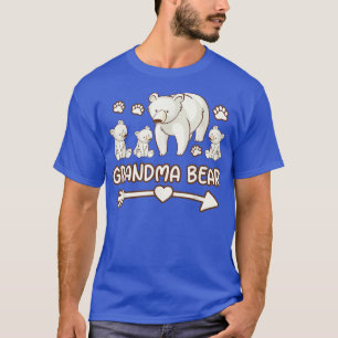 abuelito de 3 cachorros camisetas, camiseta de oso