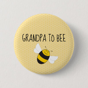 Abuelo a botón de abeja para la ducha de bebé