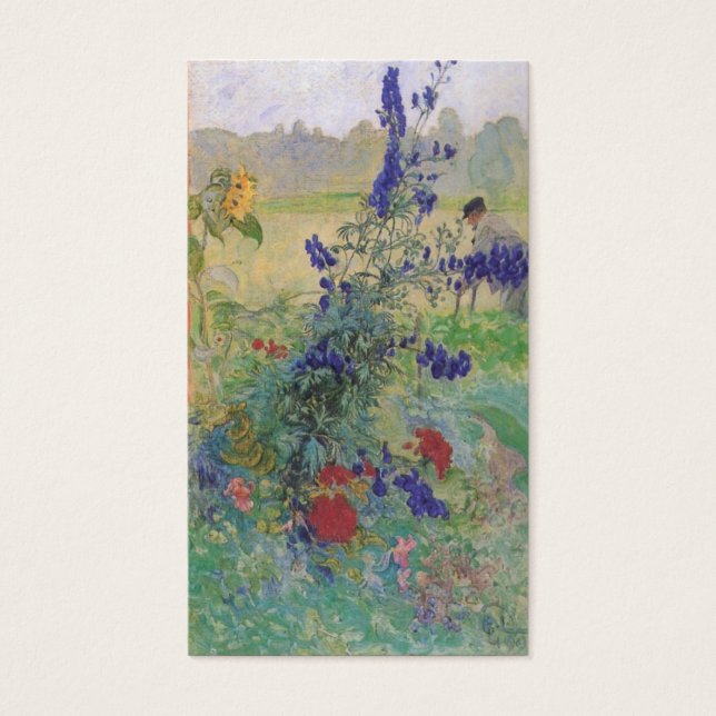 Abuelo con flores 1909 (Frente)