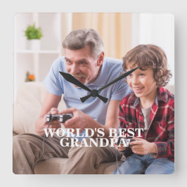 Abuelo de foto / reloj de pared cualquiera