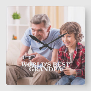 Abuelo de foto / reloj de pared cualquiera