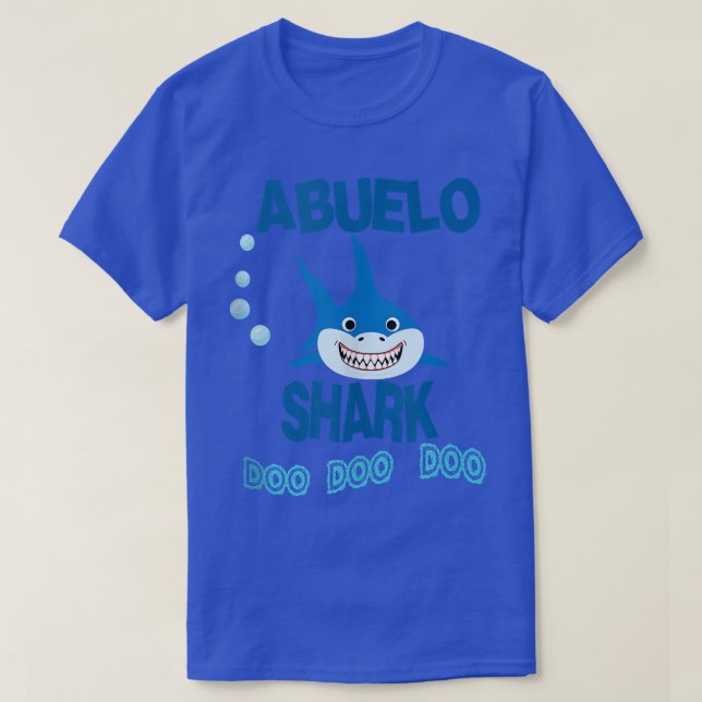 Abuelo de regalo de tiburón Abuelo - Camisa de Reg (Diseño del anverso)