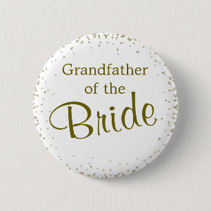 Abuelo del botón de Confetti de novia