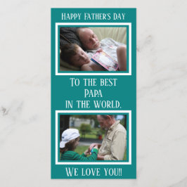 Abuelo | Día del Padre | Foto Verde azulada Person