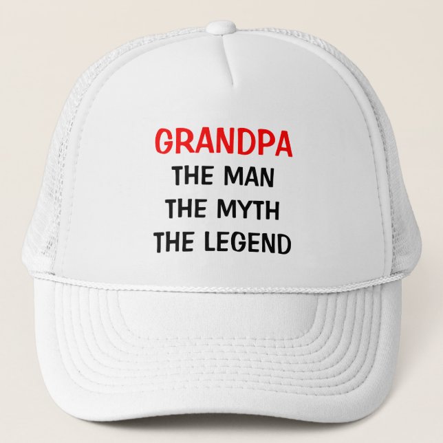 Abuelo, el gorra de la leyenda del mito del hombre (Anverso)