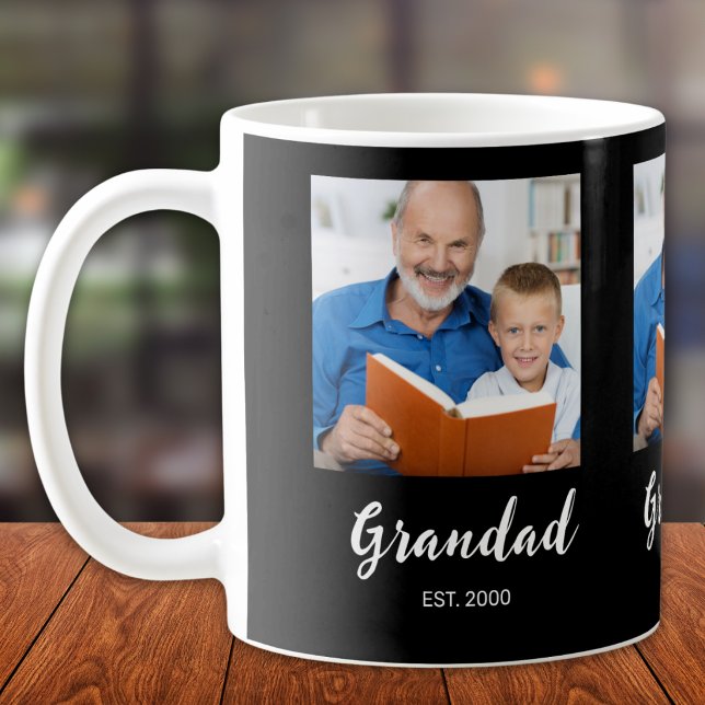 Abuelo Establecido 3 Foto Taza de Café Negra (Subido por el creador)