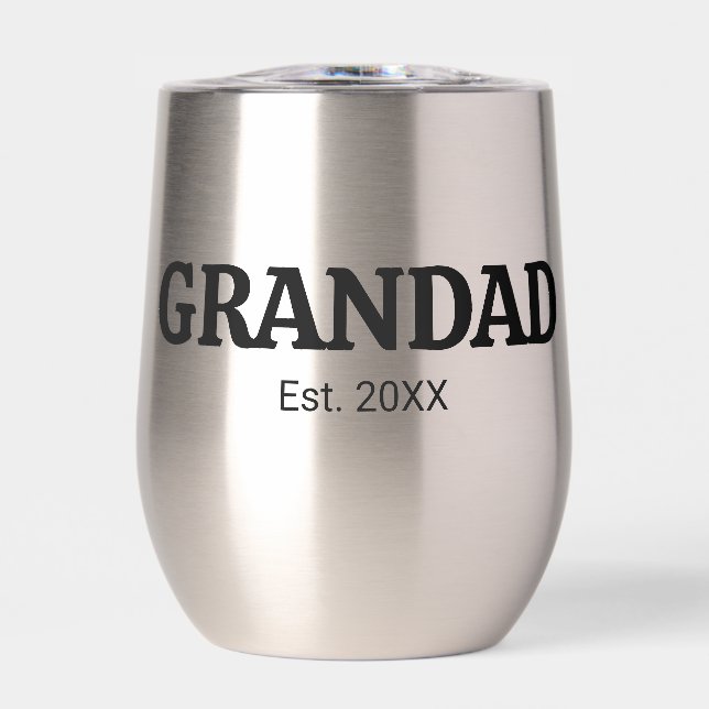 Abuelo Estableció Nuevo Regalo para Abuelo (Frente)