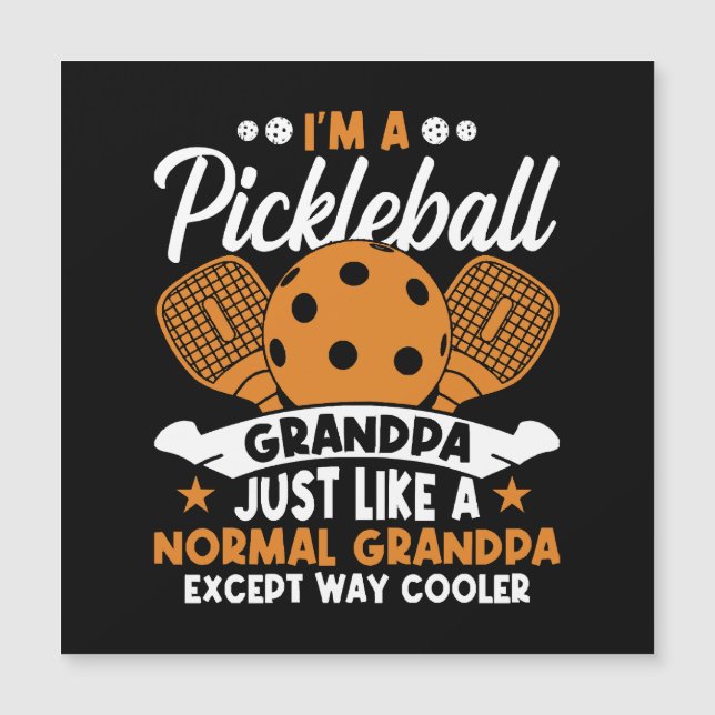 Abuelo Jugador Genial de Pickleball (Anverso)