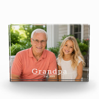 Abuelo moderno Est. Foto de tipografía minimalista