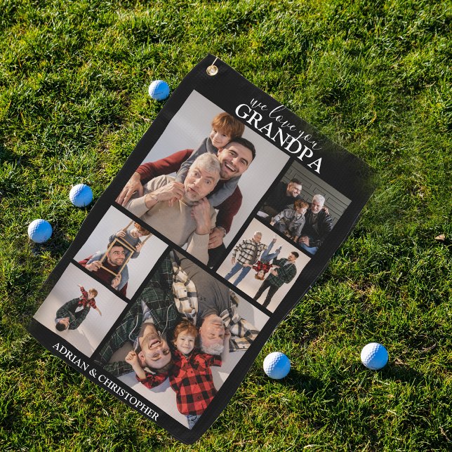 Abuelo moderno personalizado | 6 toalla de golf fo (Subido por el creador)