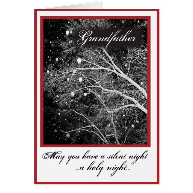 Abuelo, Navidades religiosos negros y blancos Sil (Frente)