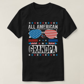 Abuelo totalmente americano Camiseta patriótica
