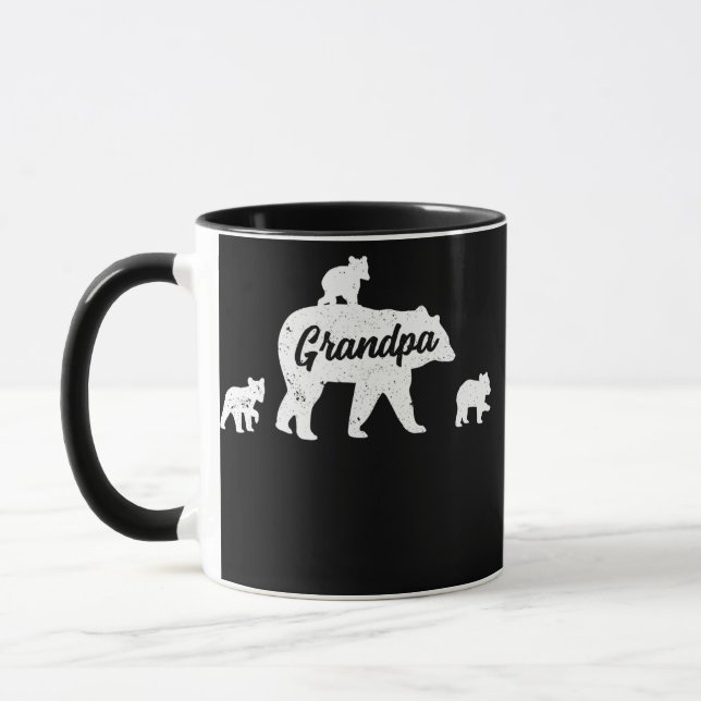 Abuelo Vintage con 3 tazas  (Izquierda)