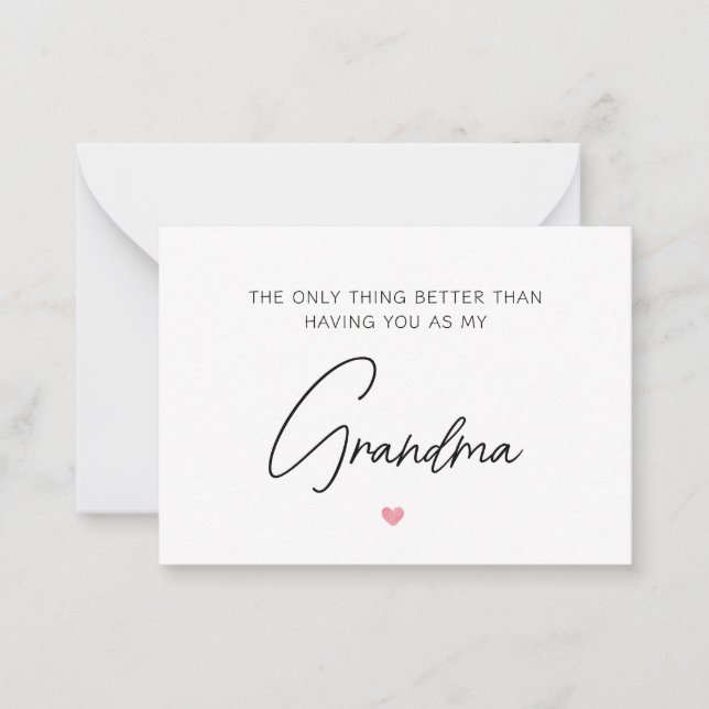 Abuelos de Invitación de embarazo personalizada (Anverso)