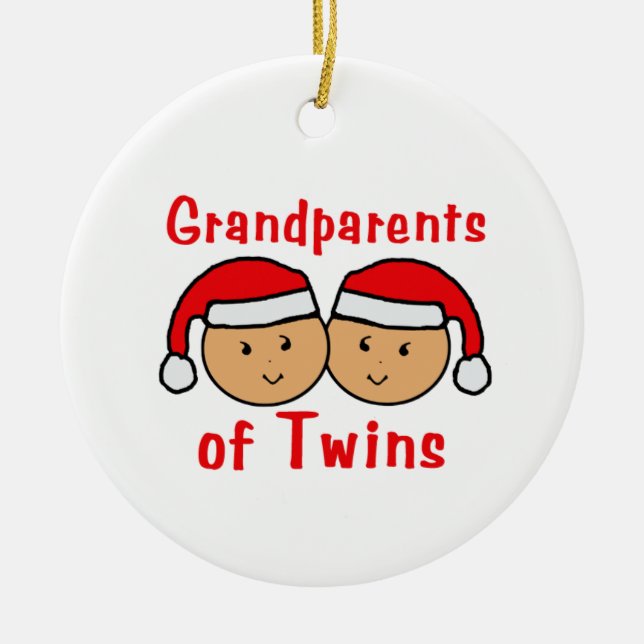 Abuelos del ornamento de los gemelos (Frente)