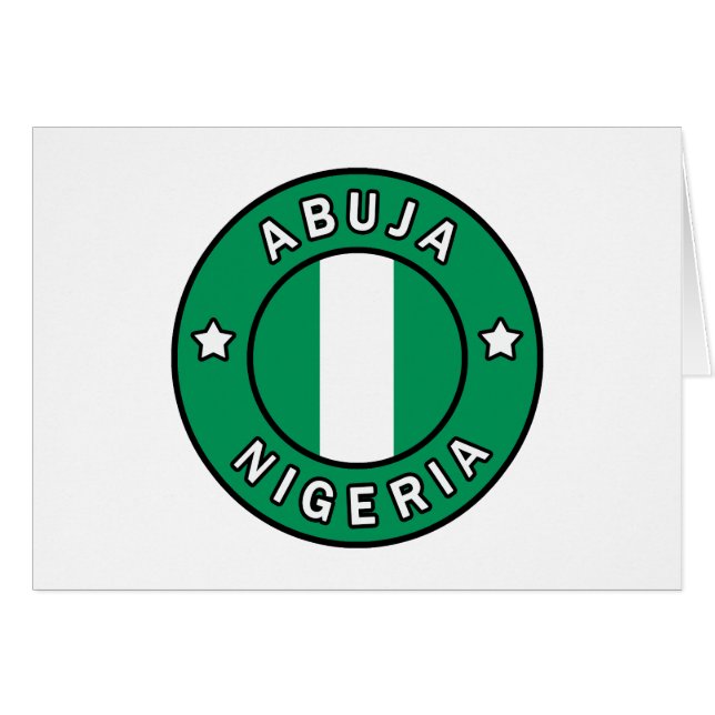 Abuja Nigeria (Anverso (Horizontal))